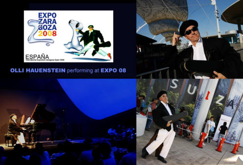 An der EXPO-08 Zaragza sorgt Olli Hauenstein für Publikumsrekord im Schweizer Pavillon!