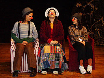 Stummer Dialog - dialogue muet: clown etude - foto J&J scuola teatro